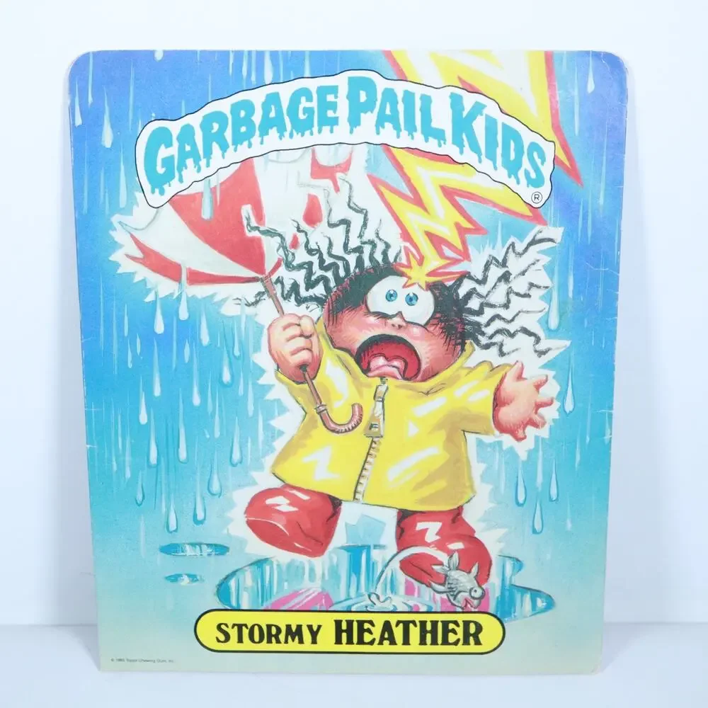 Vintage 1980s Garbage Pail Kids Stickers Lot of 110 Series 3 4 Folder Pin